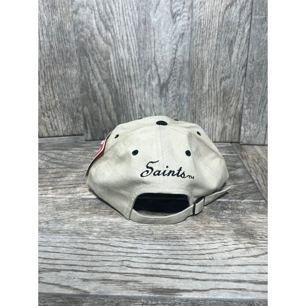 Vintage 90's New Orleans Script Drew Pearson Team NFL Strapback Hat NWT - Picture 4 of 7